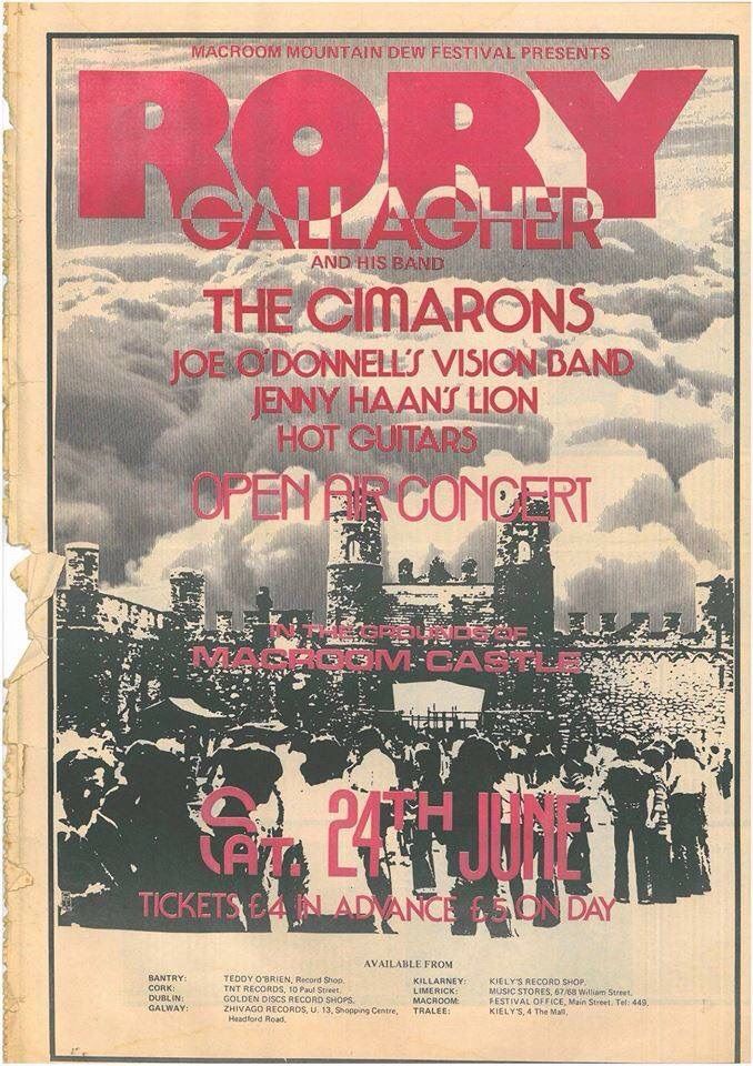 Mick Mixile Shanahan, attendee at the 1992 Temple Bar Blues&nbsp;Festival